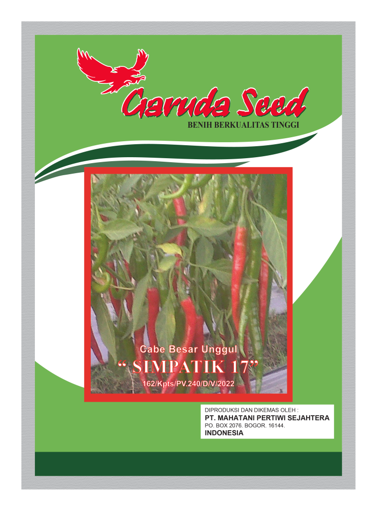 Benih Cabe Keriting Simpatik 17 Garuda Seed